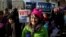 FILE - Illinois' 3rd Congressional District candidate for Congress, Marie Newman, attends the Women's March in Chicago, Illinois, U.S., Jan. 20, 2018.