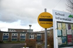 A general view shows Burbage Primary School in Buxton, Derbyshire, England, Feb. 27, 2020. The school has been closed after a student's parent tested positive for the coronavirus.
