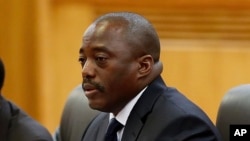 Les président Joseph Kabila de la RDC, lors du Sommet Chine-Afrique, à Pékin, 4 septembre 2015.