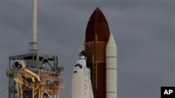 The space shuttle Endeavour lifts off from Kennedy Space Center in Cape Canaveral, Fla., May 16, 2011