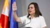 FILE - Philippine Vice President Sara Duterte gestures as she speaks during a press conference in Manila, Philippines, Feb. 7, 2025.