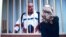 FILE - Sergei Skripal is seen behind bars on a screen of a monitor outside a courtroom in Moscow, Aug. 9, 2006.