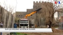 Sur Çevresine Güvenlik Duvarı