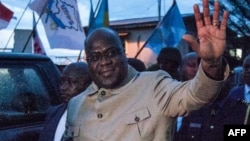 Président Félix Tshisekedi na Goma, Nord-Kivu, 14 avril 2019.