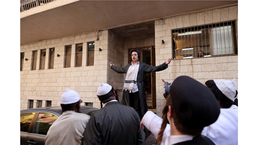 COVID-19 restrictions during Purim in Ultra-Orthodox neighborhood of Mea Shearim in Jerusalem, Feb. 28, 2021.