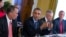 Барак Обама на встрече с лидерами Конгресса.