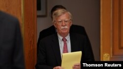 National Security Adviser John Bolton departed on July 20 for a trip to Japan and South Korea .