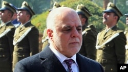 Haider al-Abadi à Bagdad le 7 janvier 2017