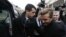 Soccer player David Beckham at Pitie-Salpetriere hospital for his medical examination, Paris, Jan. 31, 2013.