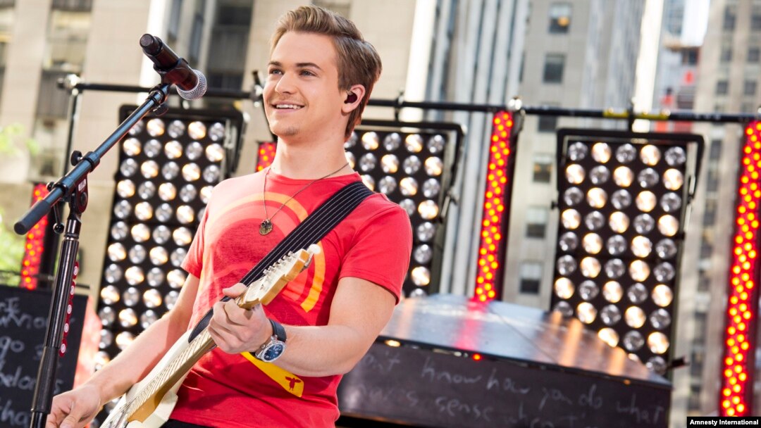 FILE - Hunter Hayes performs on NBC's "Today" show in New York, June 21, 2013. 