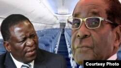 Robert Mugabe and Emmerson Mnangagwa