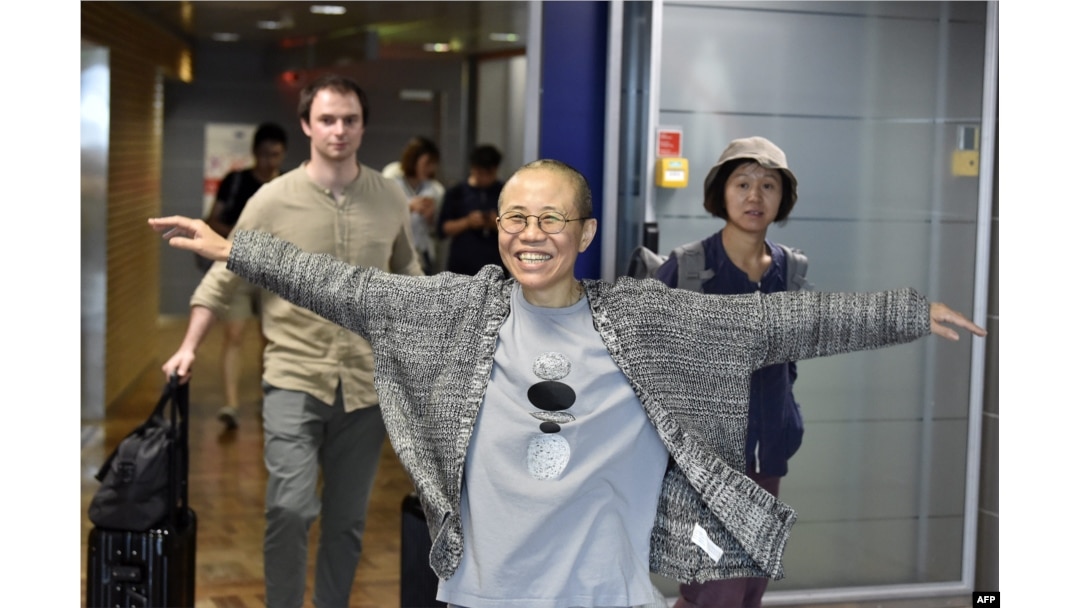 刘晓波病逝一周年回顾，刘霞前往德国（55图）
