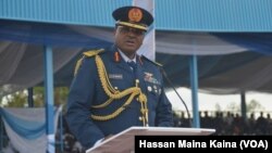 Babban Hafsan sojojin saman Najeriya Air Marshall Sadique Abubakar.