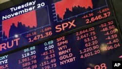 El índice S&P 500 cerró 10% debajo de su nivel máximo más reciente, en lo que Wall Street denomina como una "corrección".