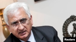 Menteri Luar Negeri India, Salman Khurshid (Foto: dok).