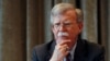 FILE - U.S. National Security Advisor, John Bolton, meets with journalists during a visit to London, Britain.