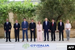 رهبران کشورهای عضو «گروه هفت» در ایتالیا