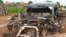 FILE: Accident-destroyed vehicle on Senegal road. Accidents are frequent on the African nation's roads due to their condition. Taken Sept. 23, 2021