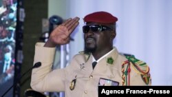 Perezida wa Gineya Liyetona Jenerali Mamadi Doumbouya