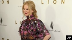 Nicole Kidman attends the premiere of "Lion" at the Museum of Modern Art in New York, Nov. 16, 2016.