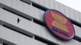 A bird flies near the Association of Southeast Asian Nations (ASEAN) secretariat building, ahead of the ASEAN leaders' meeting in Jakarta, Indonesia, April 23, 2021. REUTERS/Willy Kurniawan