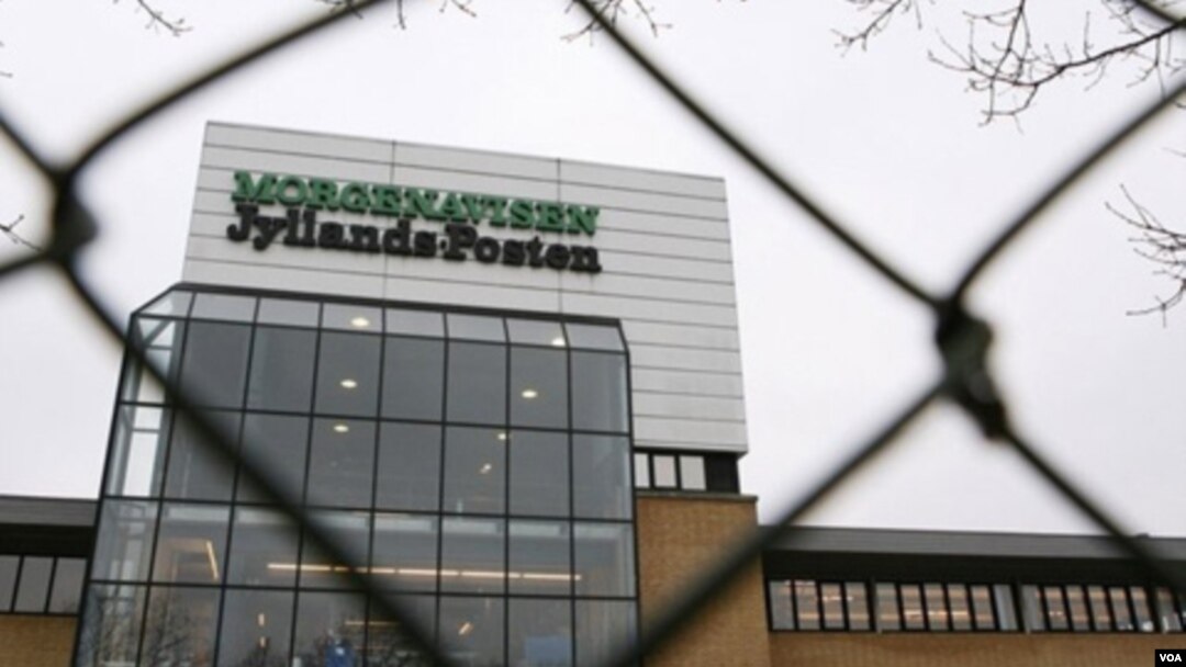Kantor surat kabar Denmark Jyllаnds-Posten yang menjadi target rencana serangan teroris.