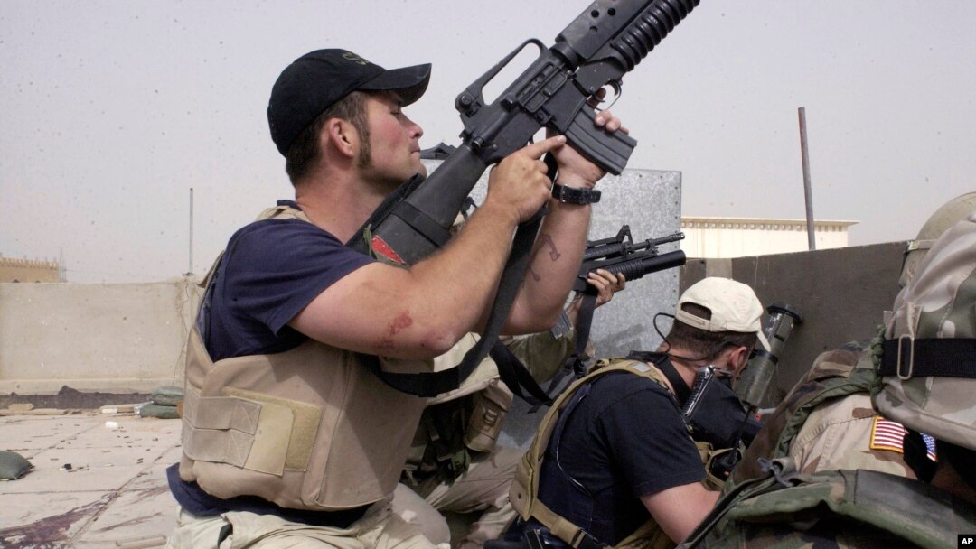 Para kontraktor militer AS yang bekerja untuk perusahaan Blackwater dalam Perang Irak (foto: ilustrasi). 