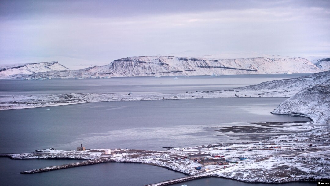 A view shows the Thule Air Base, United States Air Force's northernmost base, in the island of Greenland, Oct. 8, 2019. 