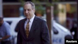 FILE - William Weinreb, acting U.S. Attorney in Boston, was the prosecutor in the Boston Marathon bombing case. He arrives, June, 24, 2015, at the federal courthouse in Boston, Massachusetts.