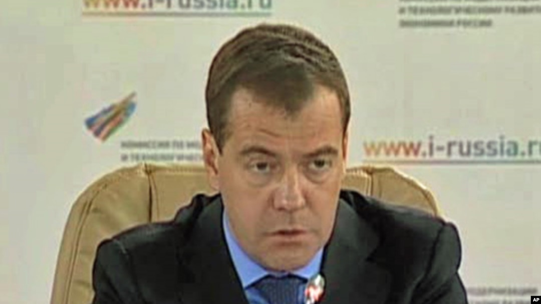 Russia's President Dmitri Medvedev