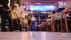 Mosul Robot Servers in Restaurant -- USAGM