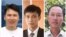 (Ảnh ghép từ trái qua phải) Đỗ Nam Trung, Bủi Văn Thuận và Đặng Đăng Phước, hiện đang thụ án tù tại các trại tù ở Việt Nam vì các cáo buộc "tuyên truyền chống nhà nước", vừa được vinh giải với giải thưởng Nhân quyền Việt Nam 2024. 
