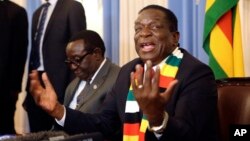 UMongameli Emmerson Mnangagwa.