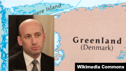  د سپینې ماڼۍ لوړپوړي سلاکار سټیفن میلر او د ګرینلنډ نقشه