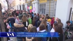 Tiranë: Protestë e heshtur kundër dhunimit të vajzave