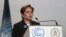 U.N. climate chief Patricia Espinosa delivers her speech during the opening session of the Climate Conference in Marrakech, Morocco, Monday Nov. 7, 2016. 