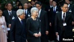 Împîratorê Japoniya Akihito û xanima wî Michiko 