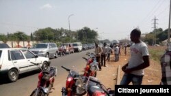 Layin Mai a gidan man NNPC Mega Station na Makurdi, Jihar Binuwai, Najeriya (Tijjani Mohammed) 