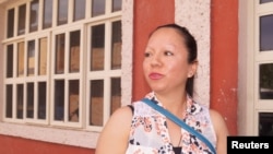 Guadalupe Garcia de Rayos arrives at her mother's house days after she was deported to Nogales, Mexico, by U.S. immigration authorities, Feb. 15, 2017.