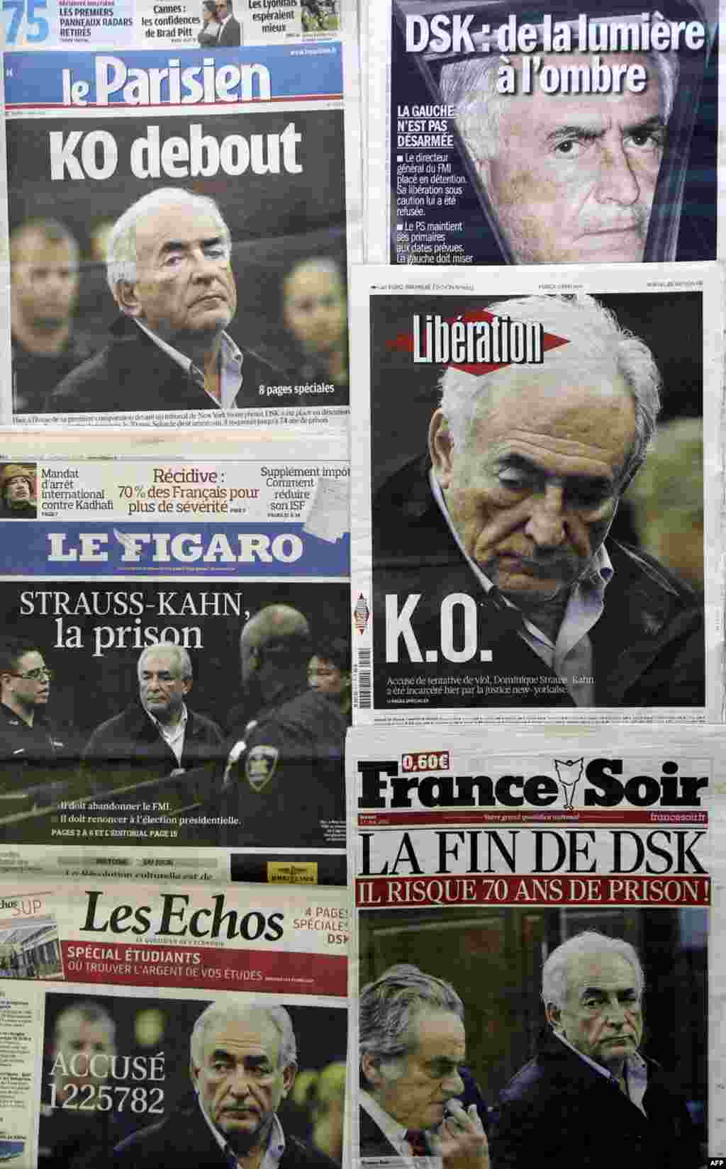 Подборка французских газет опубликованных в Париже, 17 мая 2011г.