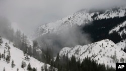 Kabut dan halimun menyelimuti Sierra Nevada dekat Echo Summit, California, 2 Februari 2017 (foto: AP Photo/Rich Pedroncelli)