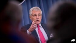 El secretario de Defensa, Chuck Hagel, negó que las tropas en Irak vaya con el objetivo de enfrentarse a insurgentes.