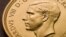 A rare Edward VIII sovereign coin is pictured at the Royal Mint in Llantrisant, Wales, Britain in December 2019, in this image obtained by Reuters on Jan. 17, 2020.