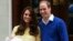Britain's Prince William and his wife Catherine, Duchess of Cambridge, appear with their baby daughter outside the Lindo Wing of St Mary's Hospital, in London, Britain, May 2, 2015. 