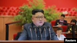 Le leader nord-coréen Kim Jong Un, Pyongyang, le 29 août 2016.(KCNA) 