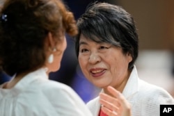 FILE - Japan's Foreign Minister Yoko Kamikawa attends the G20 foreign ministers meeting in Rio de Janeiro, Brazil, February 21, 2024.