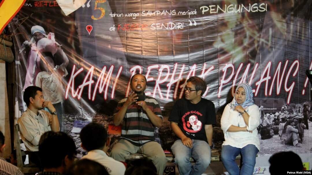 Testimoni Tajul Muluk (kedua dari kiri) akan harapannya pulang ke Sampang