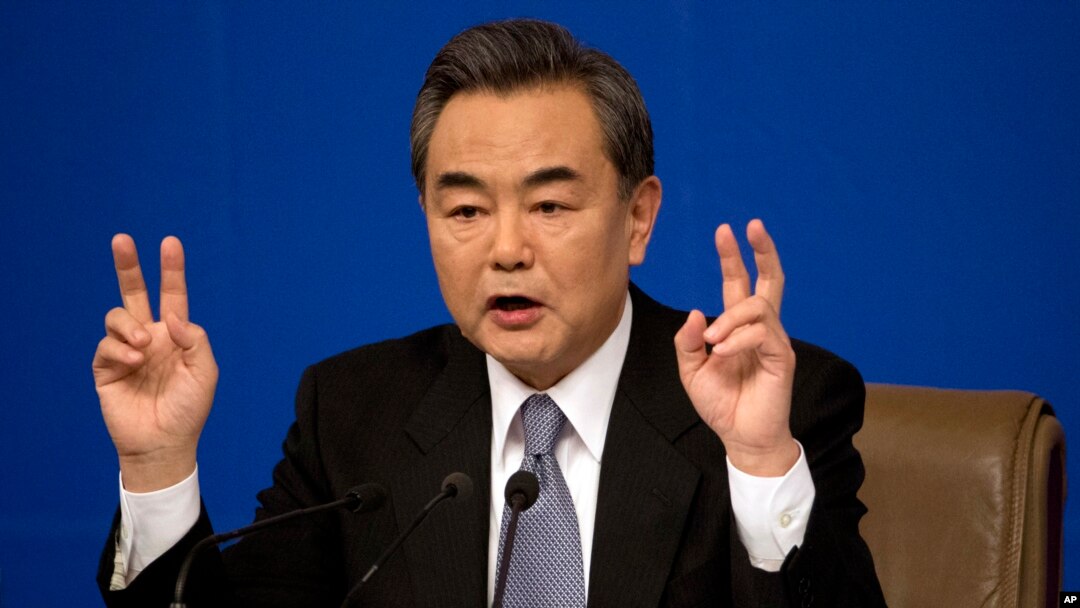 China's Foreign Minister Wang Yi speaks at a press conference in Beijing, March 8, 2015.