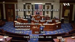 223票對205票 美國國會表決通過罷免特朗普 彭斯拒絕
