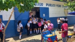 Un colegio público en Nicaragua. El gobierno anunció este lunes la modalidad de teleclases para todo el país por la crisis causada por el coronavirus. [Foto: Daliana Ocaña.VOA].